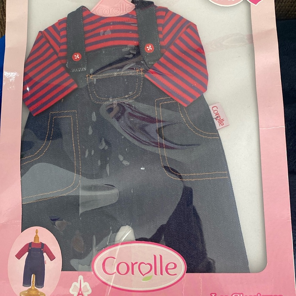 Toy Doll Clothes set overalls